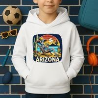 Arizona Skeleton Bone Dry Heat Kids Hoodie thumb 2