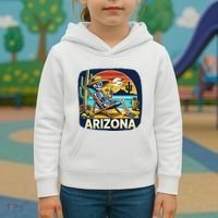 Arizona Skeleton Bone Dry Heat Kids Hoodie thumb 3