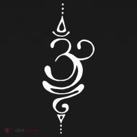 Ancient Sanskrit Breathe Om Yoga Meditation Symbol Ornament thumb 1