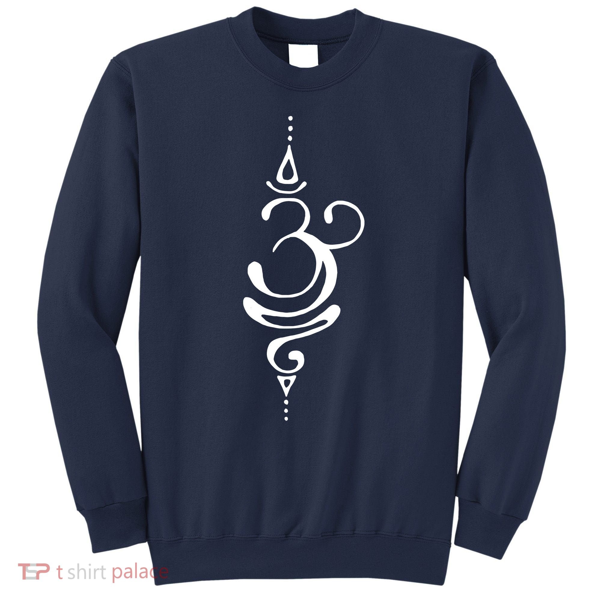 Ancient Sanskrit Breathe Om Yoga Meditation Symbol Sweatshirt