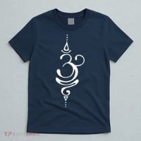 Ancient Sanskrit Breathe Om Yoga Meditation Symbol T-Shirt thumb 5