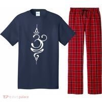 Ancient Sanskrit Breathe Om Yoga Meditation Symbol Pajama Set thumb 0