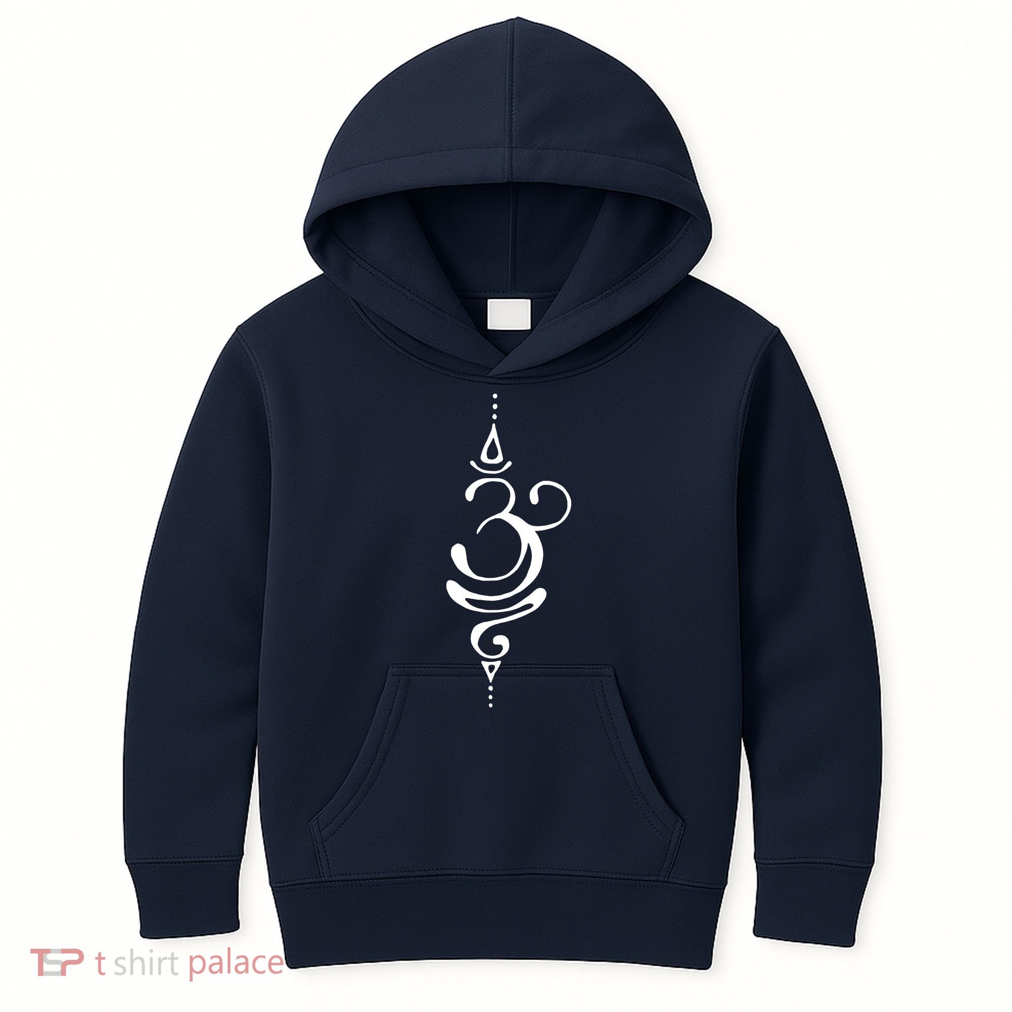 Ancient Sanskrit Breathe Om Yoga Meditation Symbol Kids Hoodie