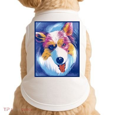 Australian Shepherd Colorful Dog Doggie Tank