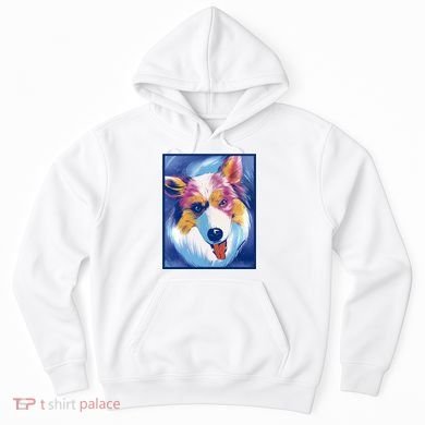 Australian Shepherd Colorful Dog Hoodie