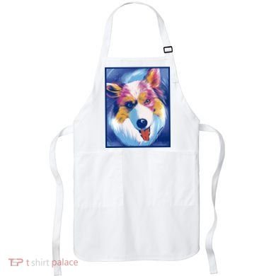Australian Shepherd Colorful Dog Apron