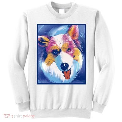 Australian Shepherd Colorful Dog Sweatshirt
