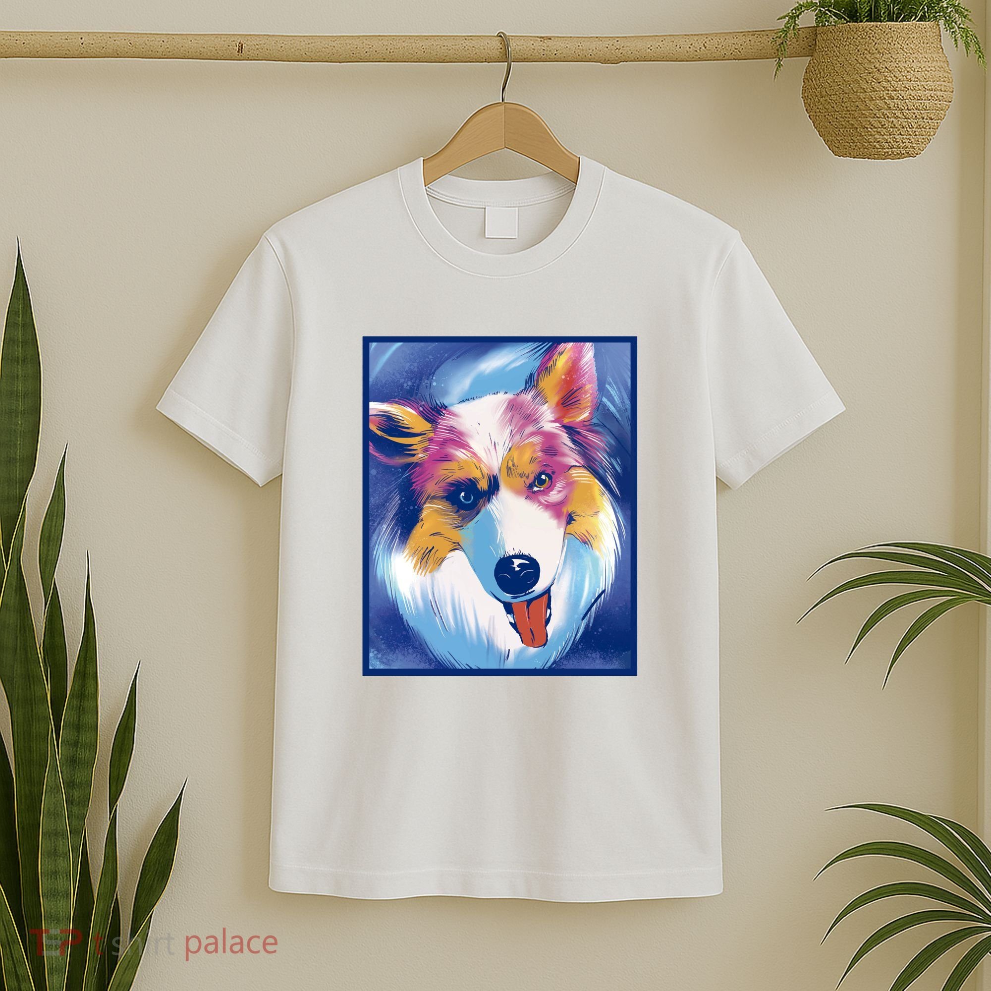 Australian Shepherd Colorful Dog T-Shirt