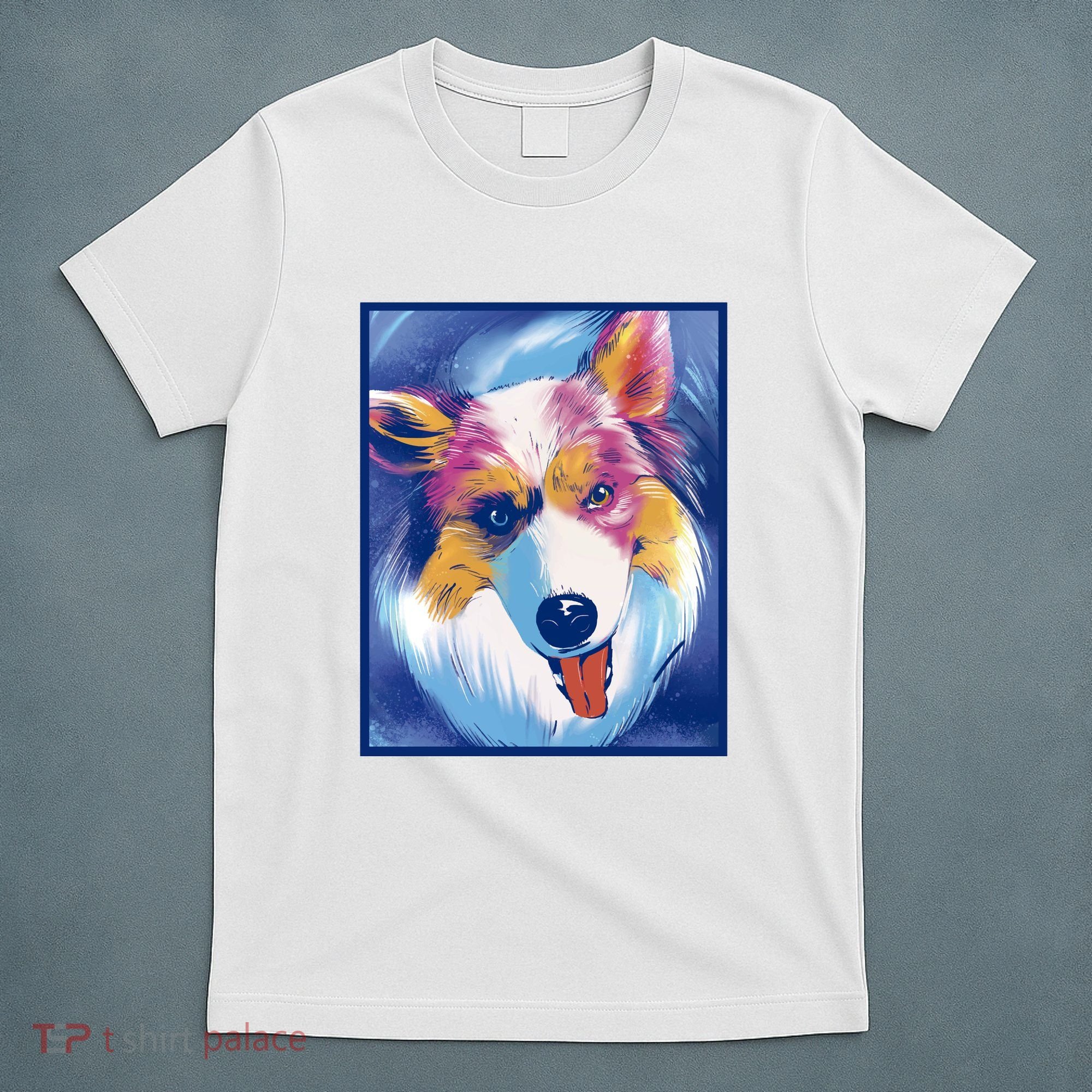 Australian Shepherd Colorful Dog T-Shirt