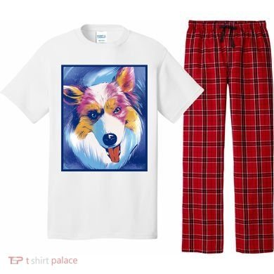 Australian Shepherd Colorful Dog Pajama Set