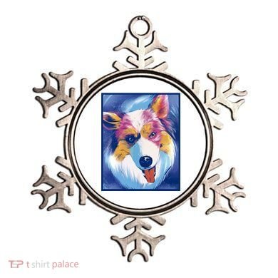 Australian Shepherd Colorful Dog Ornament