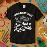 Appalachia Strong Come Hell Or High Water Mountain Nc Vn Tn Kids T-Shirt thumb 3