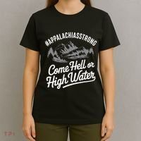 Appalachia Strong Come Hell Or High Water Mountain Nc Vn Tn T-Shirt thumb 4