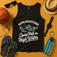 Appalachia Strong Come Hell Or High Water Mountain Nc Vn Tn Tank Top thumb 4