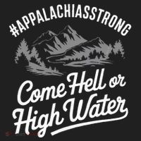 Appalachia Strong Come Hell Or High Water Mountain Nc Vn Tn Golf Towel thumb 3