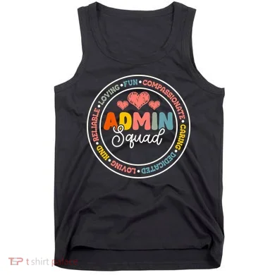 Admin Squad Caring Compassionate Circle Tank Top
