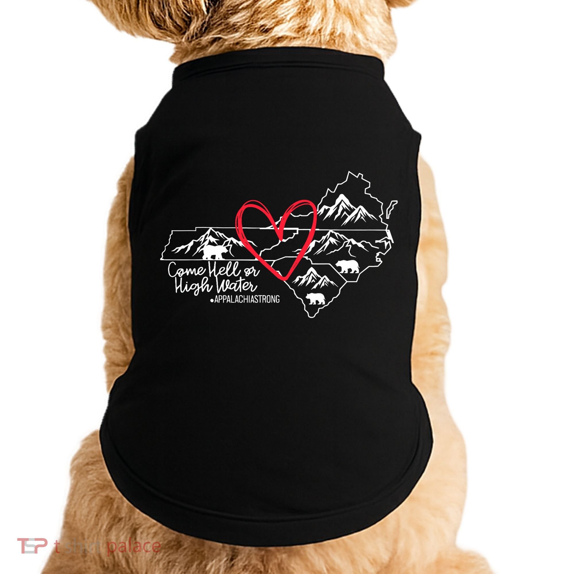 Appalachia Strong Come Hell Or High Water United Mountain Doggie Tank