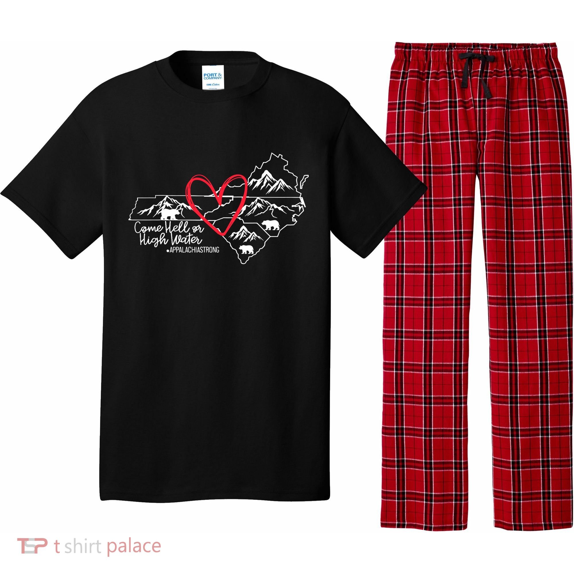 Appalachia Strong Come Hell Or High Water United Mountain Pajama Set