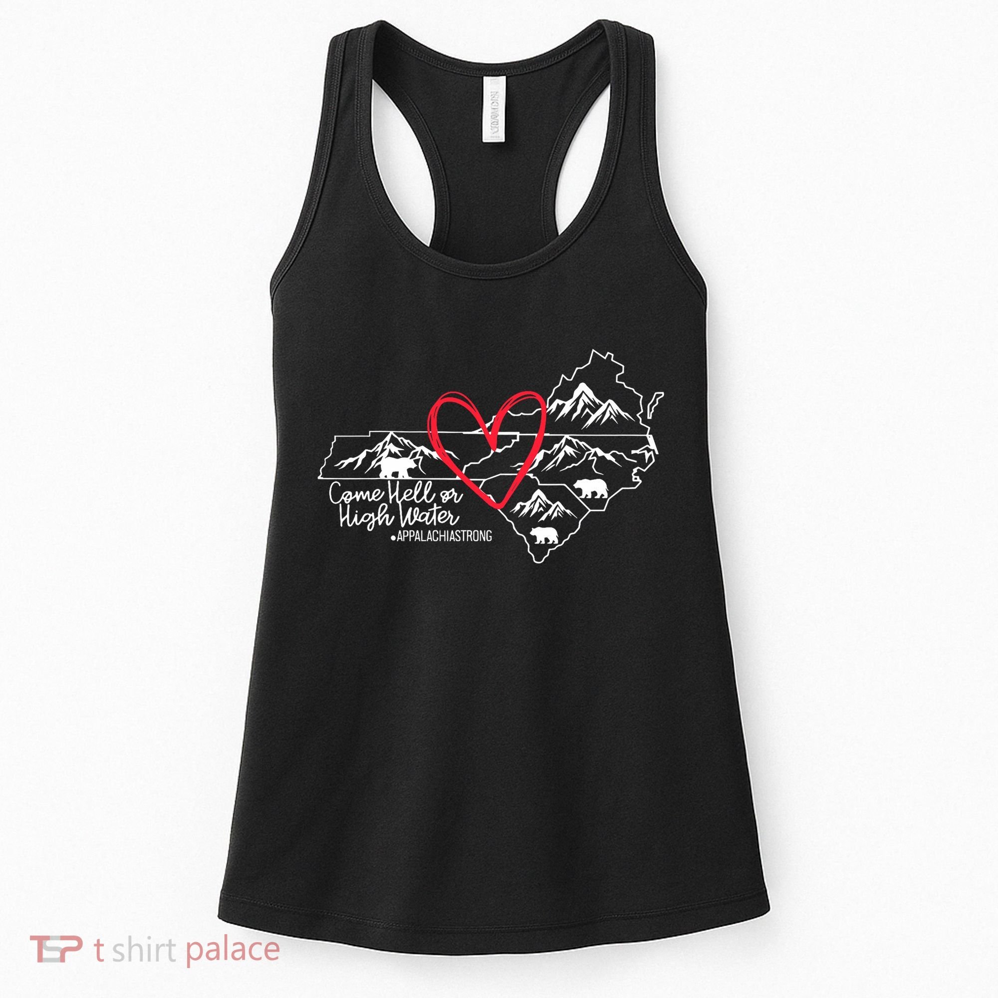 Appalachia Strong Come Hell Or High Water United Mountain Women's Tank Top