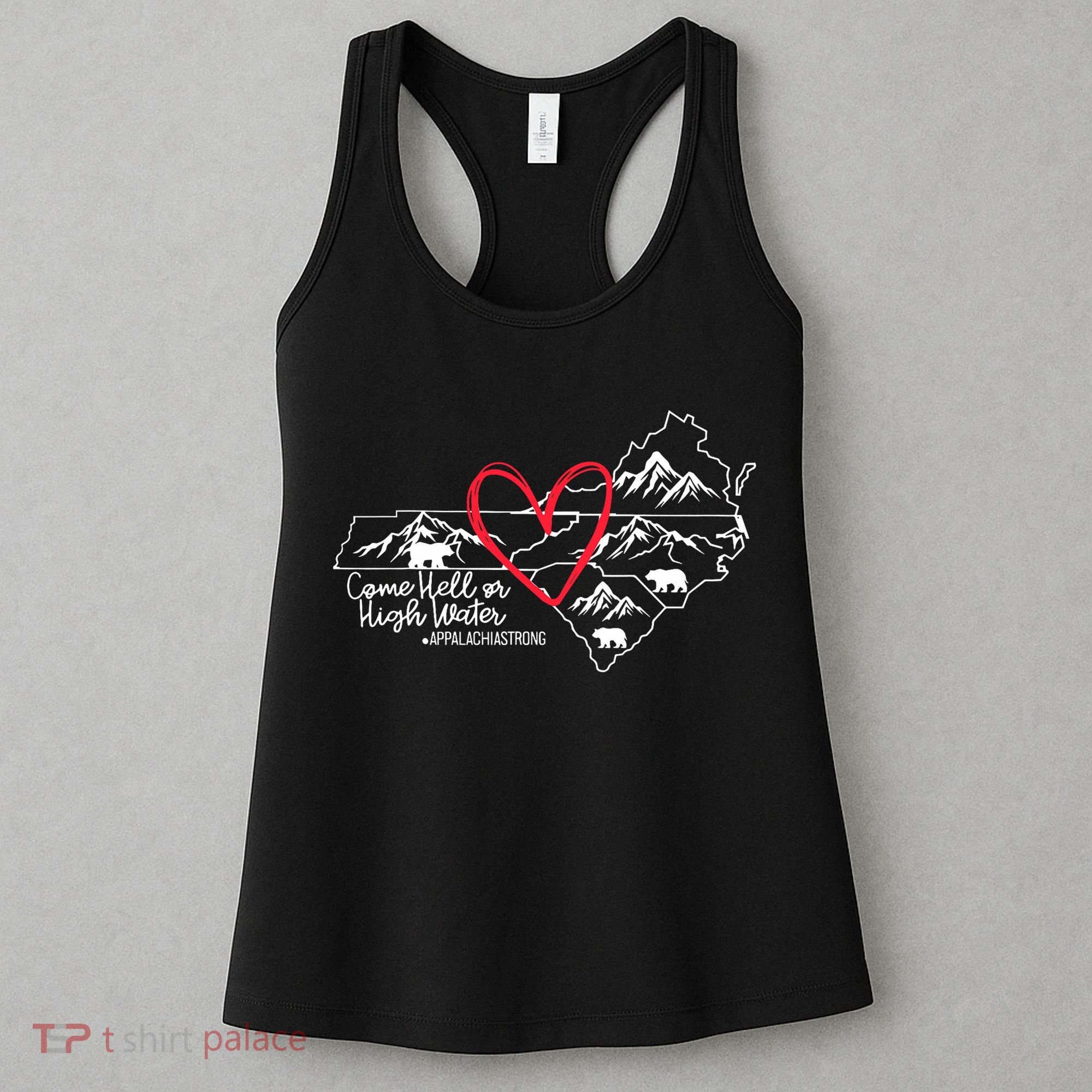 Appalachia Strong Come Hell Or High Water United Mountain Women's Tank Top