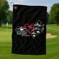 Appalachia Strong Come Hell Or High Water United Mountain Golf Towel thumb 1