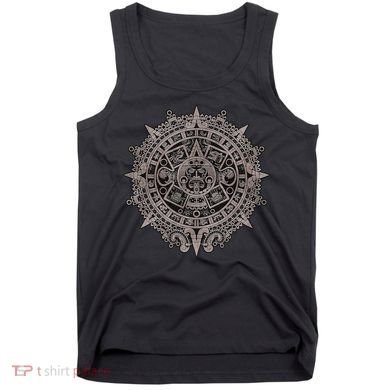 Aztec Sun Calendar Aztec Sun Stone Mayan Sun Symbol Tank Top