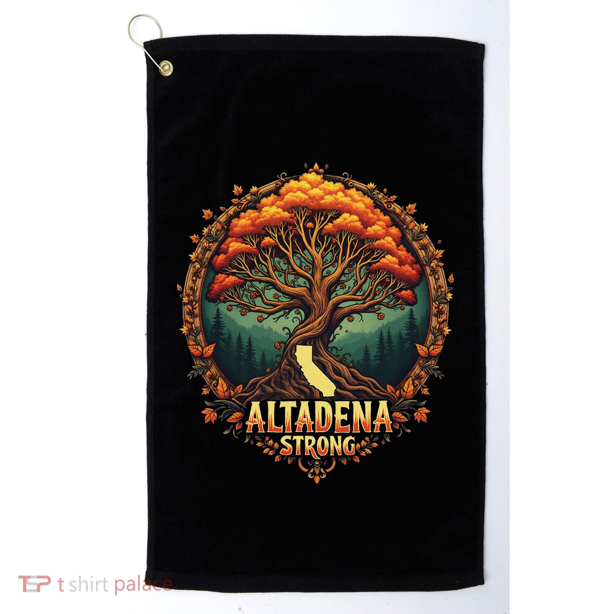 Altadena Strong California Supporters Golf Towel