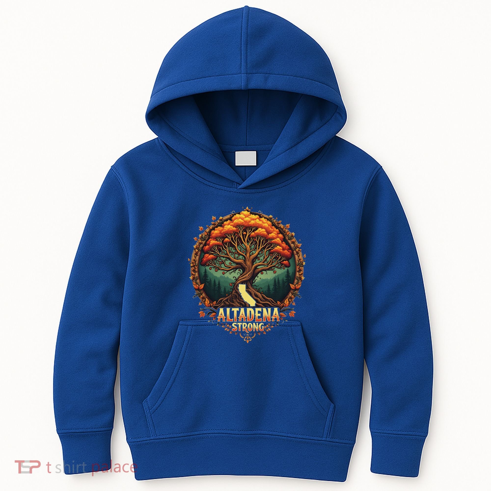 Altadena Strong California Supporters Kids Hoodie