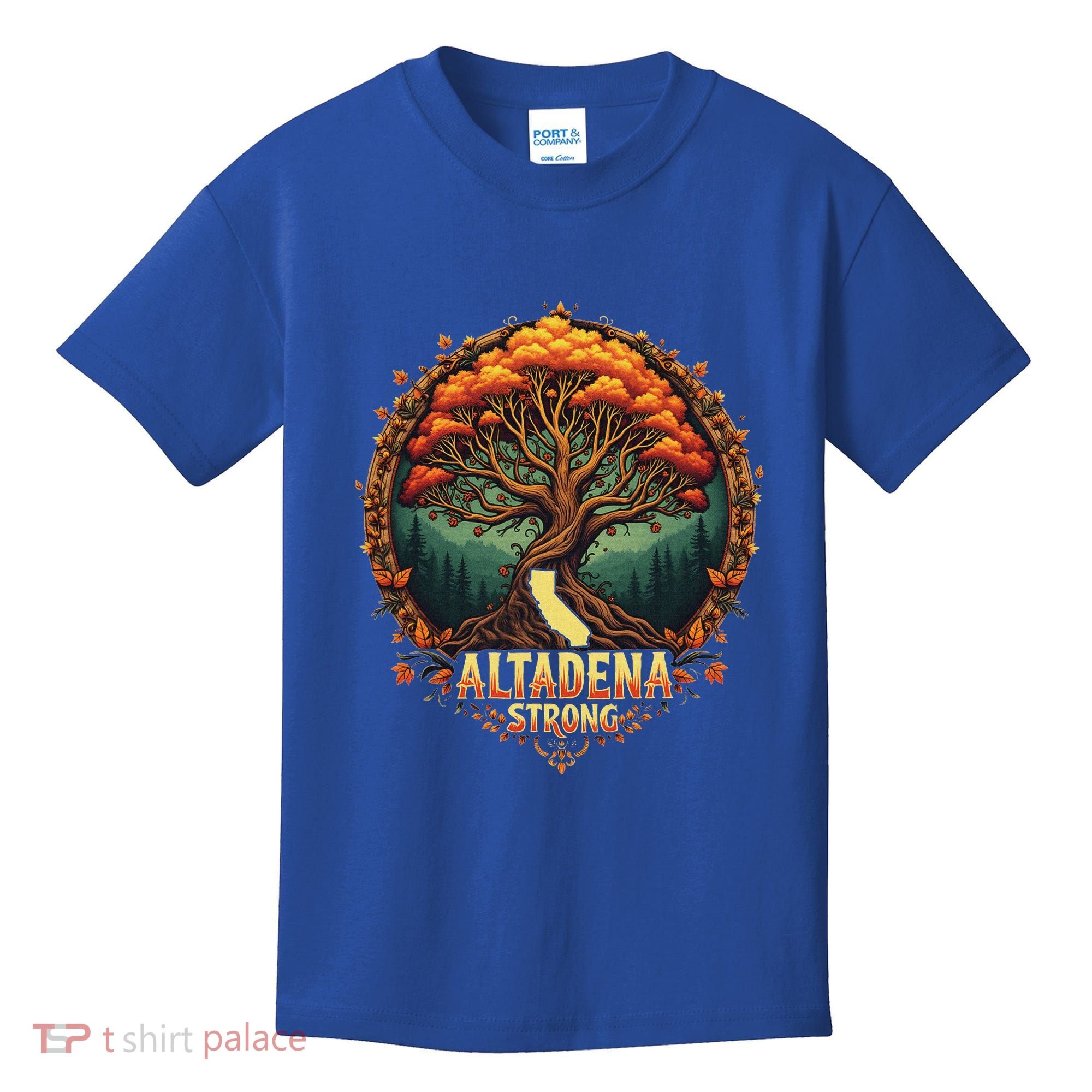 Altadena Strong California Supporters Kids T-Shirt