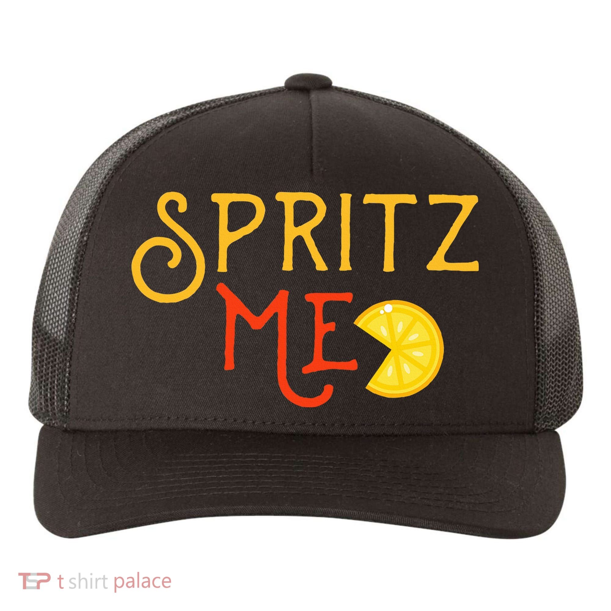 Aperol Spritz Cocktail Party Alcohol Drink Summer Beverage Yupoong Adult 5-Panel Trucker Hat