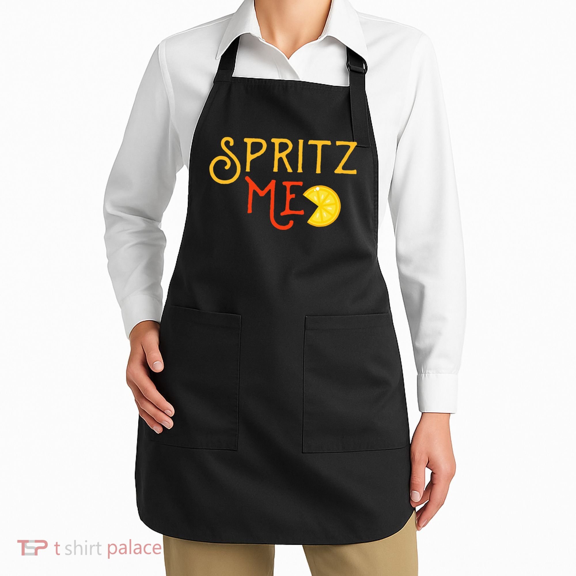 Aperol Spritz Cocktail Party Alcohol Drink Summer Beverage Apron