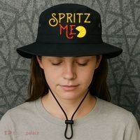 Aperol Spritz Cocktail Party Alcohol Drink Summer Beverage Bucket Hat thumb 3
