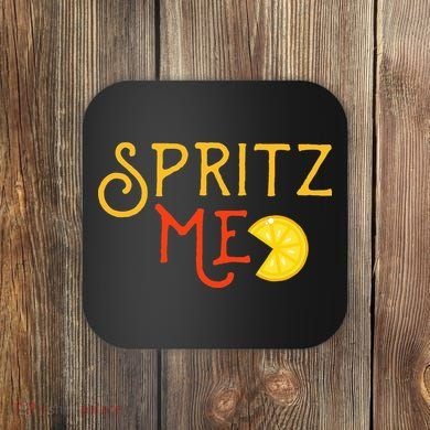 Aperol Spritz Cocktail Party Alcohol Drink Summer Beverage Coaster