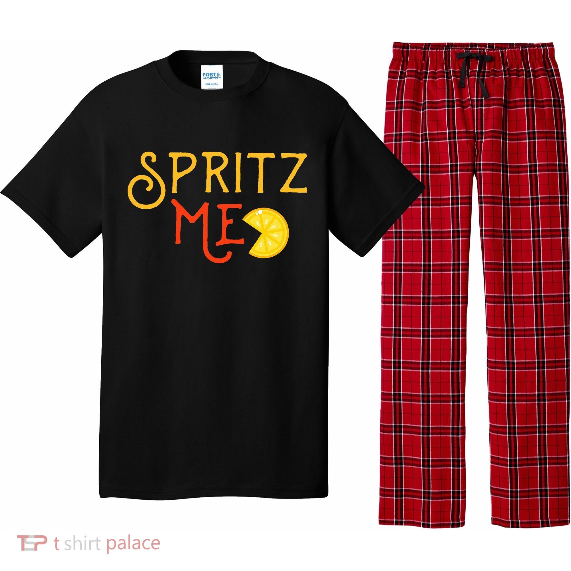 Aperol Spritz Cocktail Party Alcohol Drink Summer Beverage Pajama Set