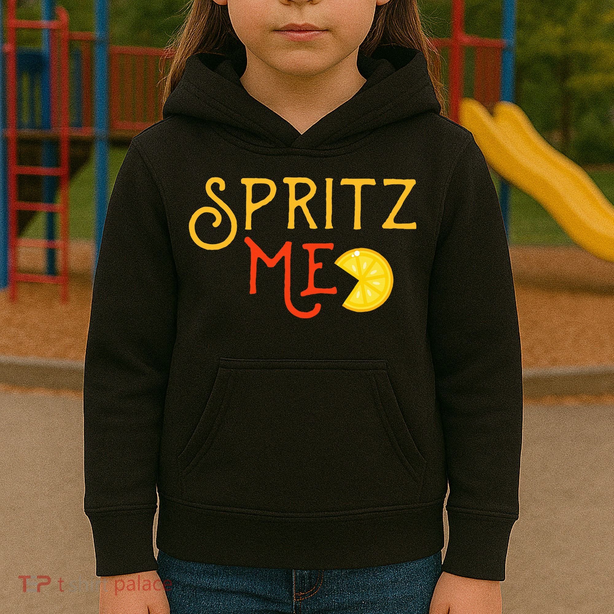 Aperol Spritz Cocktail Party Alcohol Drink Summer Beverage Kids Hoodie
