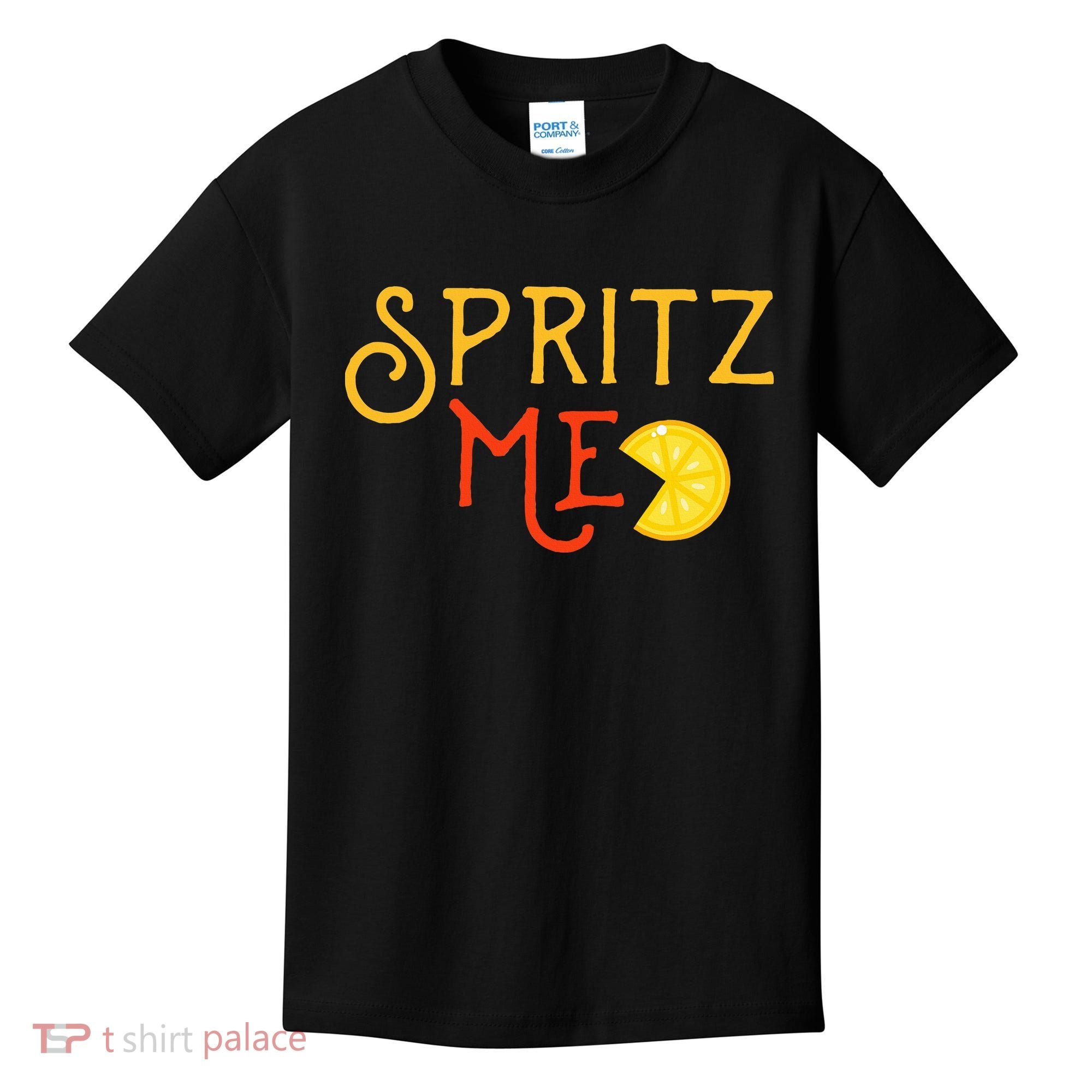 Aperol Spritz Cocktail Party Alcohol Drink Summer Beverage Kids T-Shirt
