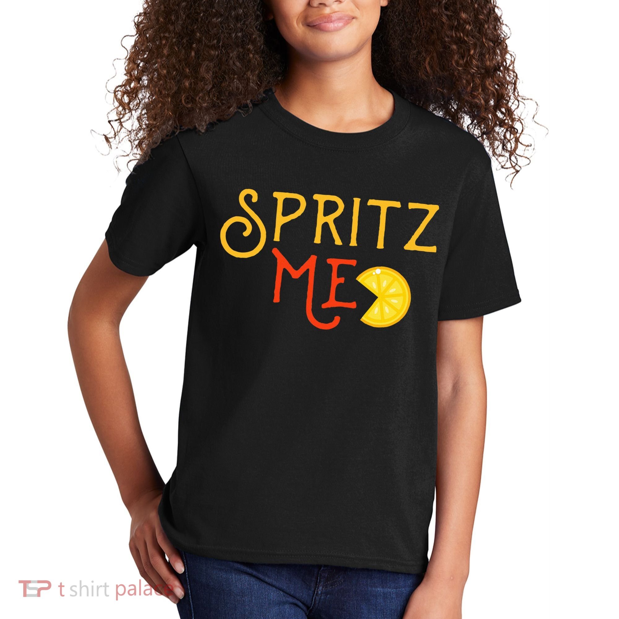 Aperol Spritz Cocktail Party Alcohol Drink Summer Beverage Kids T-Shirt