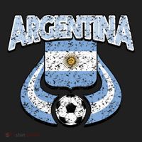 Argentina Soccer Country Flag Shield Argentinian Pride Gift Women's Sweatshirt thumb 2