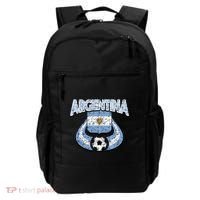 Argentina Soccer Country Flag Shield Argentinian Pride Gift Backpack thumb 0