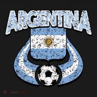 Argentina Soccer Country Flag Shield Argentinian Pride Gift Backpack thumb 2