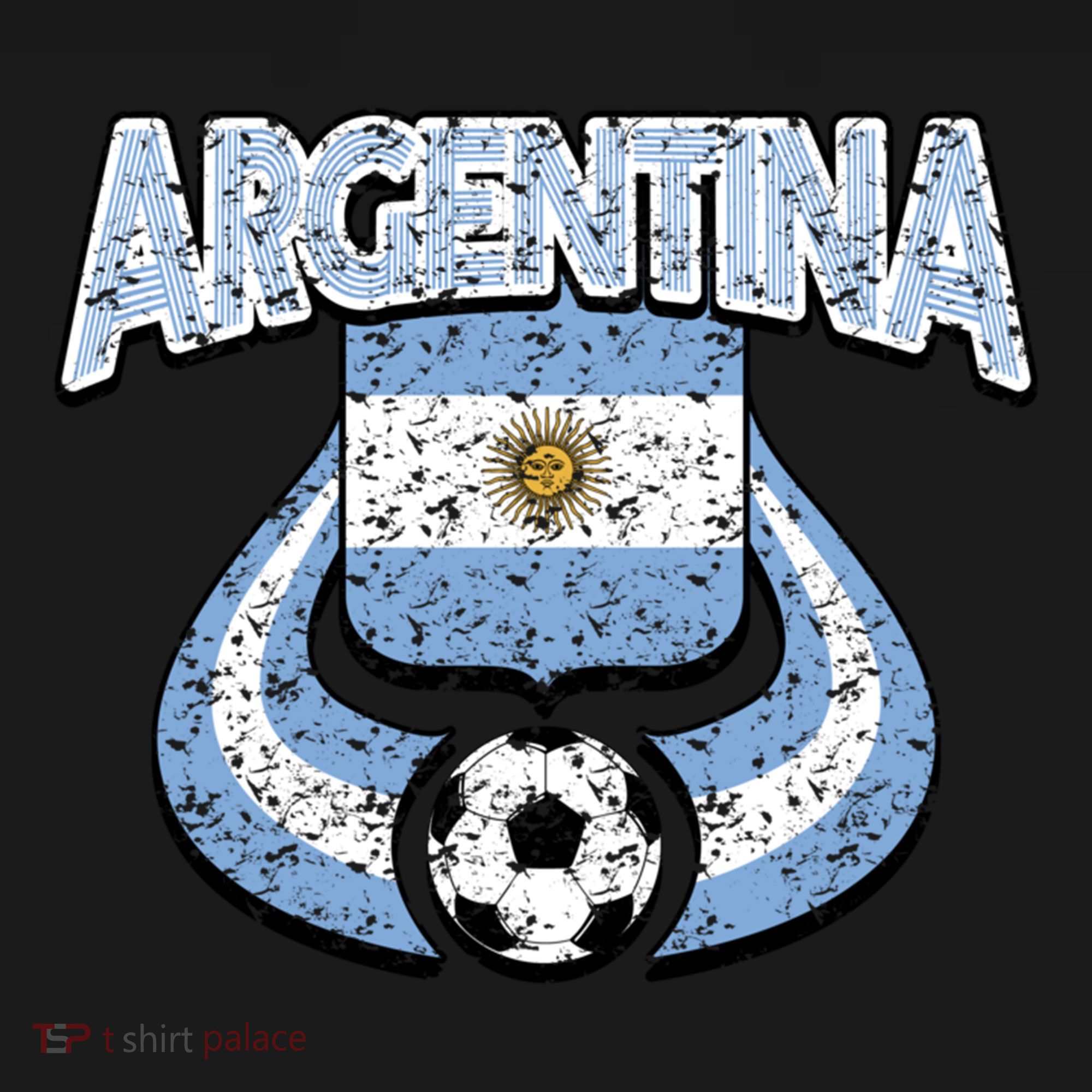 Argentina Soccer Country Flag Shield Argentinian Pride Gift Women's Hoodie