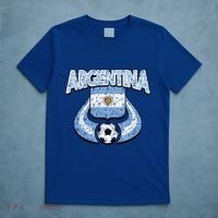 Argentina Soccer Country Flag Shield Argentinian Pride Gift T-Shirt thumb 5