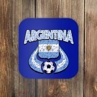 Argentina Soccer Country Flag Shield Argentinian Pride Gift Coaster thumb 0