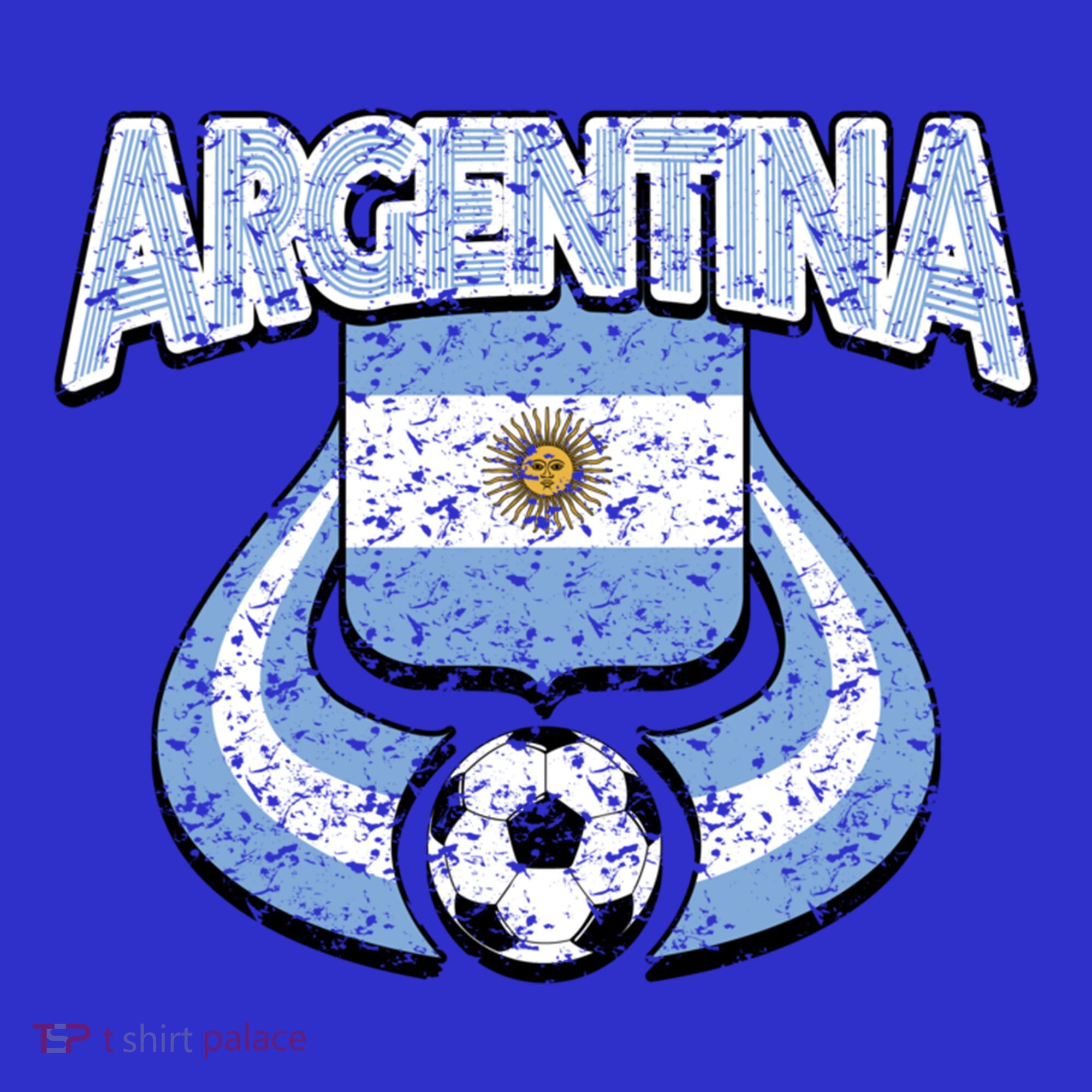 Argentina Soccer Country Flag Shield Argentinian Pride Gift Women's Tank Top