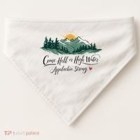 Appalachia Strong Come Hell Or High Water USA-Made Doggie Bandana thumb 0