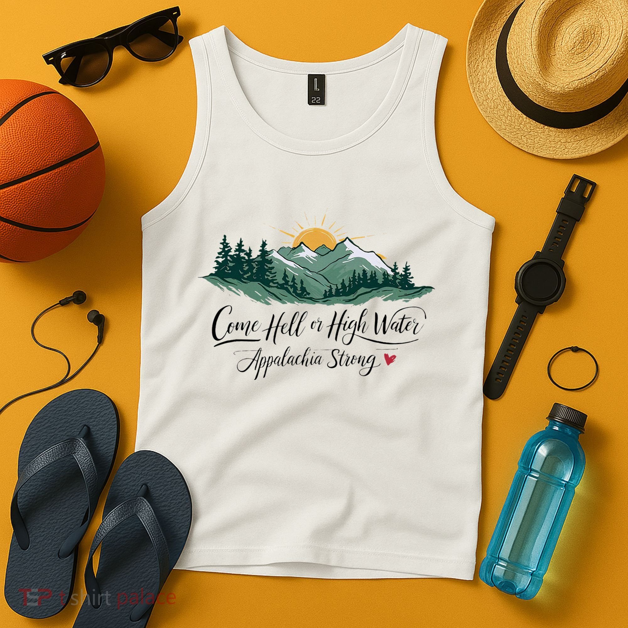 Appalachia Strong Come Hell Or High Water Tank Top