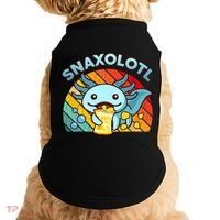 Axolotl- Snaxolotl Cute Axolotl Snacks Funny Food  Doggie Tank thumb 0