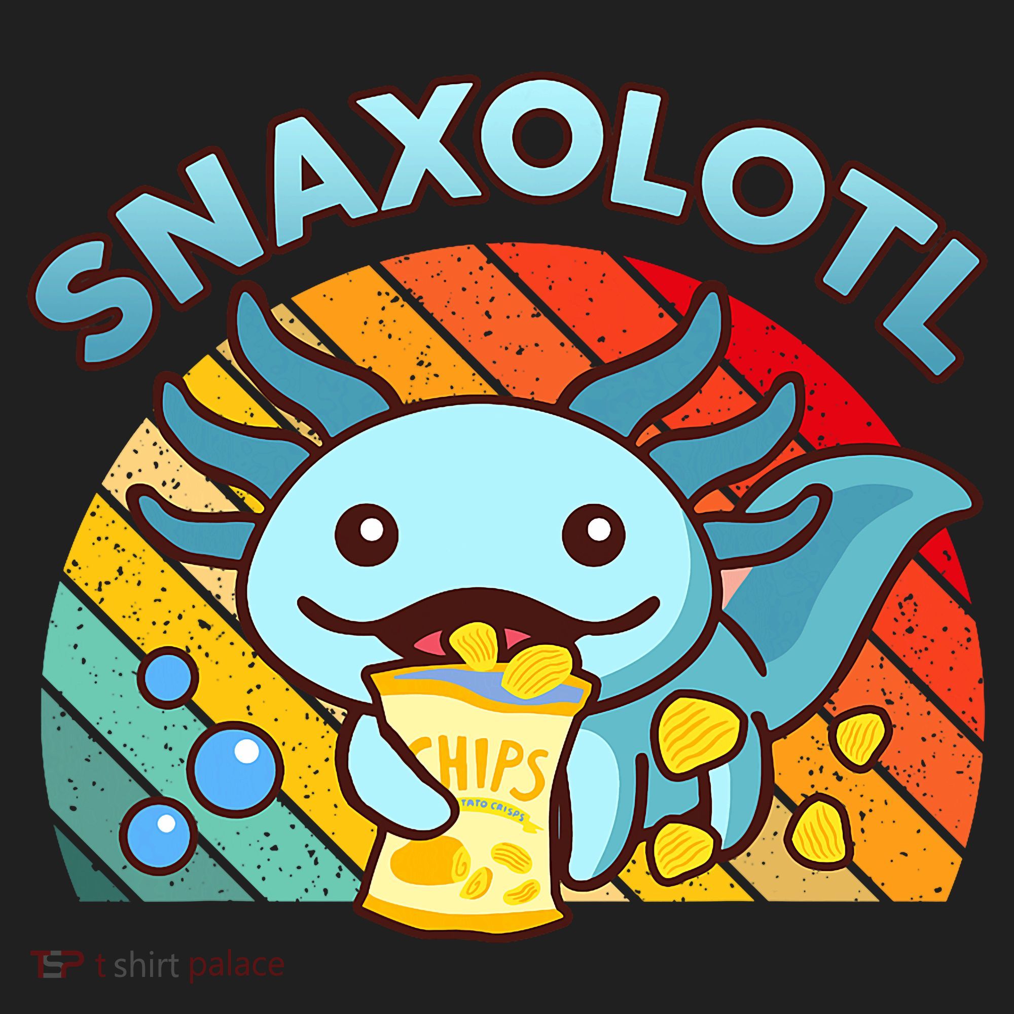 Axolotl- Snaxolotl Cute Axolotl Snacks Funny Food  Beanie