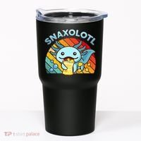 Axolotl- Snaxolotl Cute Axolotl Snacks Funny Food  Tumbler thumb 0