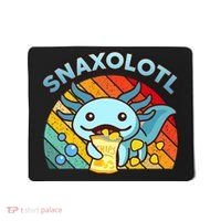 Axolotl- Snaxolotl Cute Axolotl Snacks Funny Food  Mousepad thumb 0